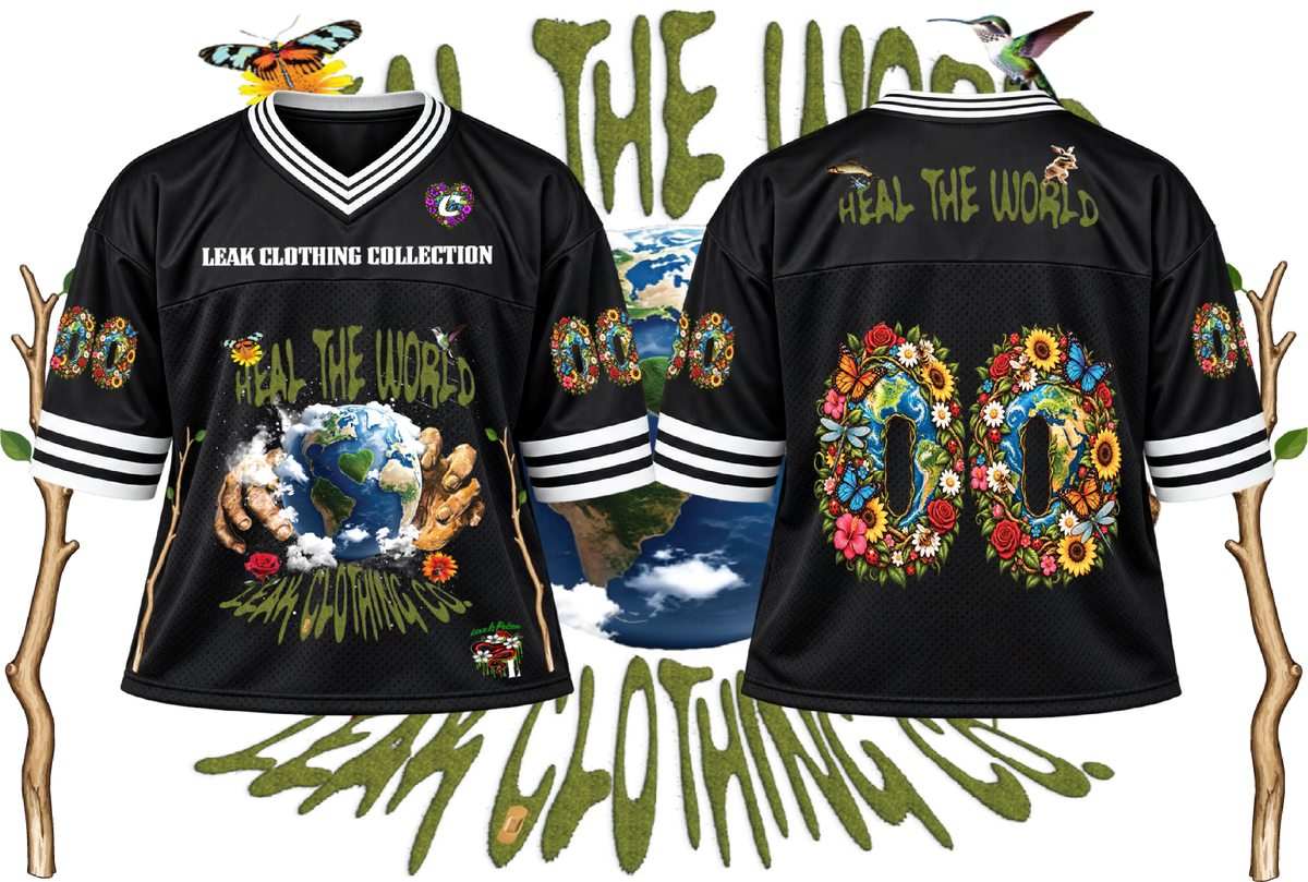 LEAK BLK “HEAL THE WORLD” JERSEY