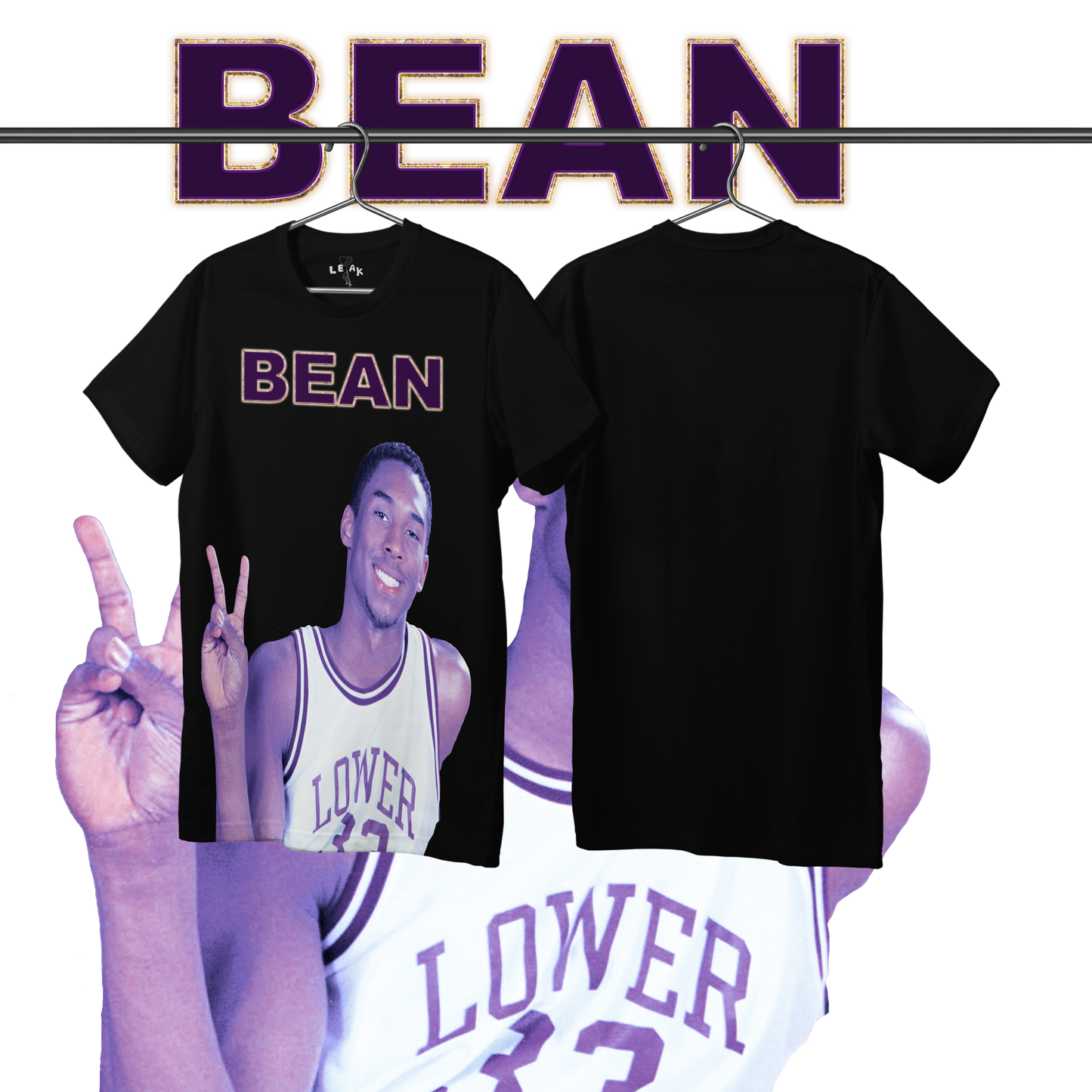 LEAK "BEAN" YOUNG GOAT DISTRESSED T-SHIRT