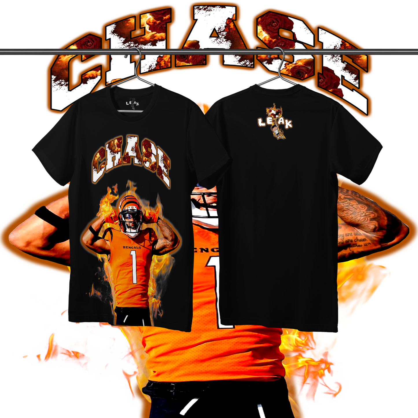 LEAK CHASE FLAMES & ROSES MOCKUP