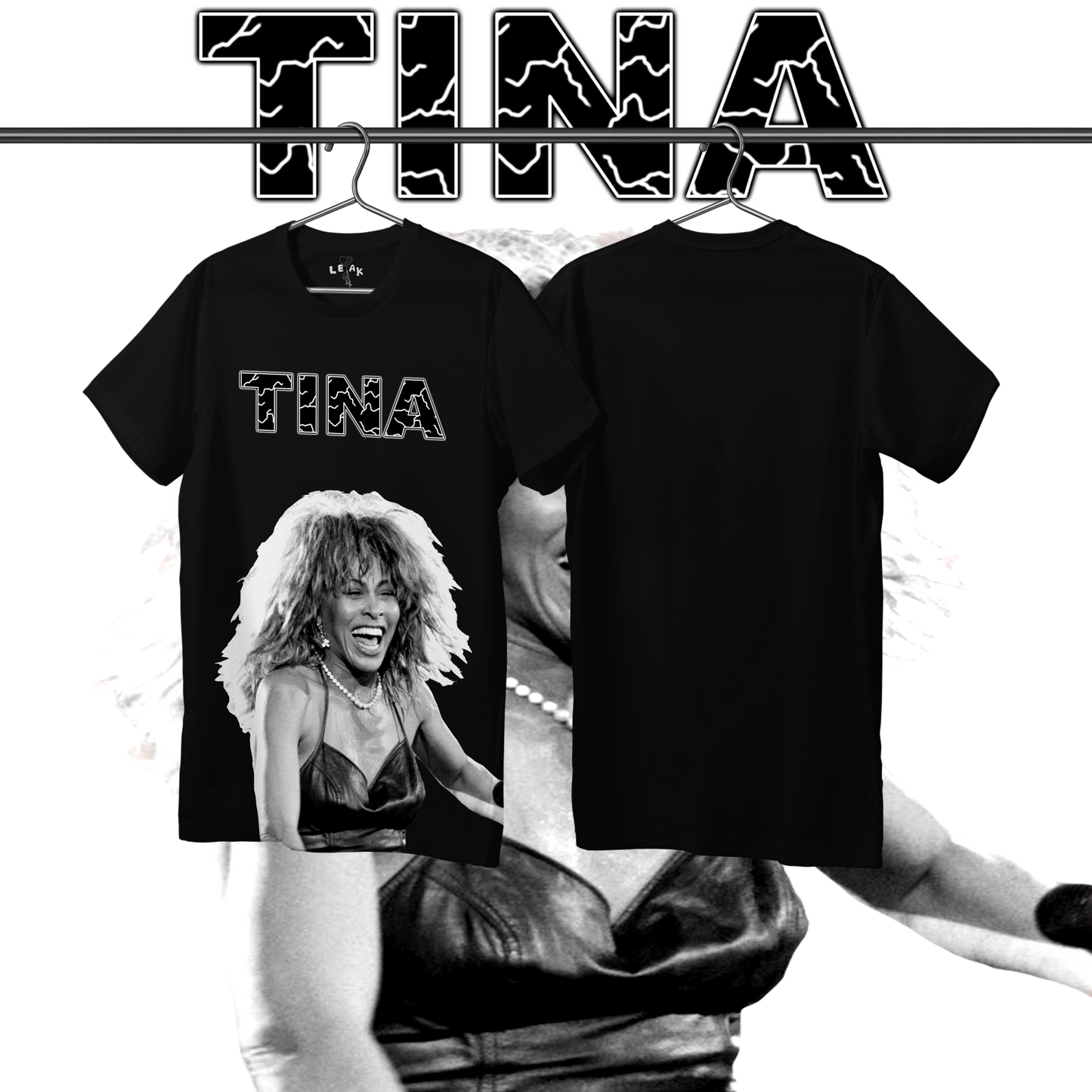LEAK "TINA" DISTRESSED T-SHIRT