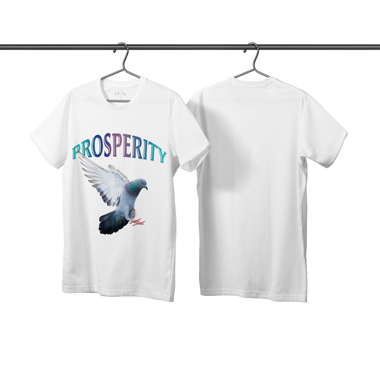 WHITE LEAK PROSPERITY T-SHIRT