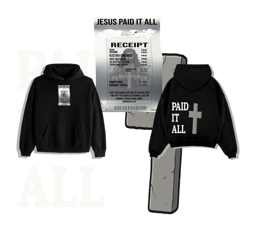 BLK LEAK PAID IT ALL HOODIE
