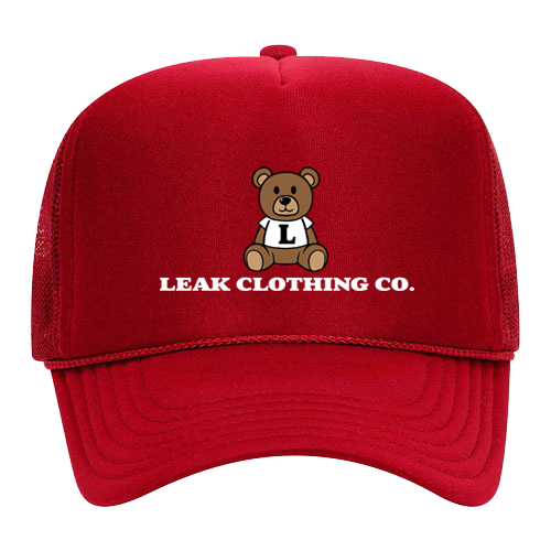 HOT! LEAK BEAR EMBROIDERY TRUCKER HATS