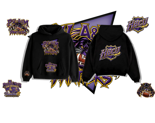 BLK PV A&M UNIVERSITY HOODIE