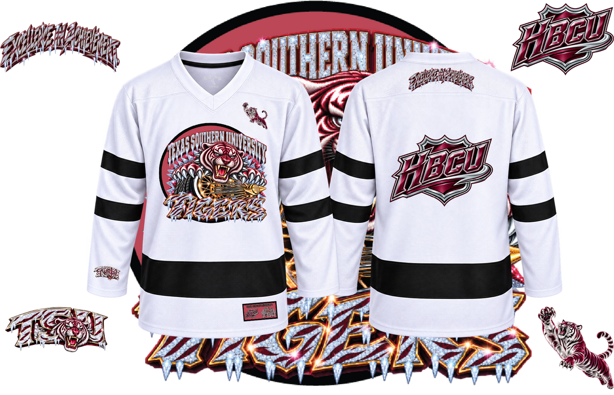 TEXAS SOUTHERN UNIVERSITY “EXCELLENCE IN ACHIEVEMENT.” HOCKEY JERSEY