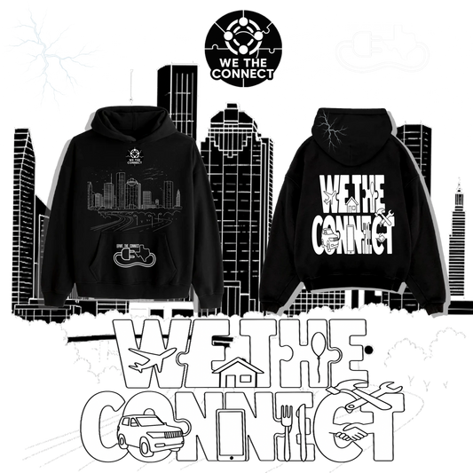 BLK WE THE CONNECT HOODIE