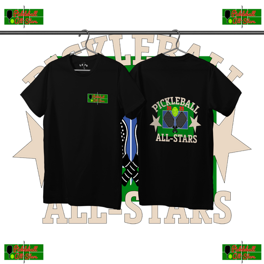 LEAK BLK PICKLEBALL ALL-STARS T-SHIRT