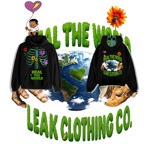 BLK LEAK HEAL THE WORLD HOODIE