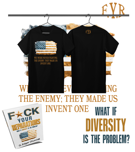BLK F* YOUR REPARATIONS T-SHIRT WITH BOOK