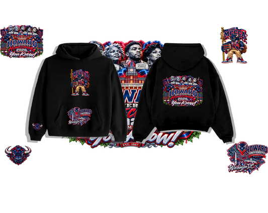 BLK HOWARD UNIVERSITY HOODIE