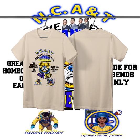 LEAK CREAM N.C. A&T HOMECOMING T-SHIRT