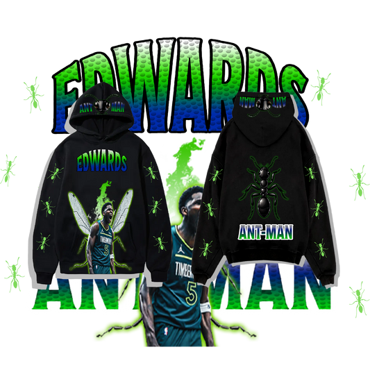 LEAK BLK ANT-MAN EDWARDS OVERSIZED HOODIE