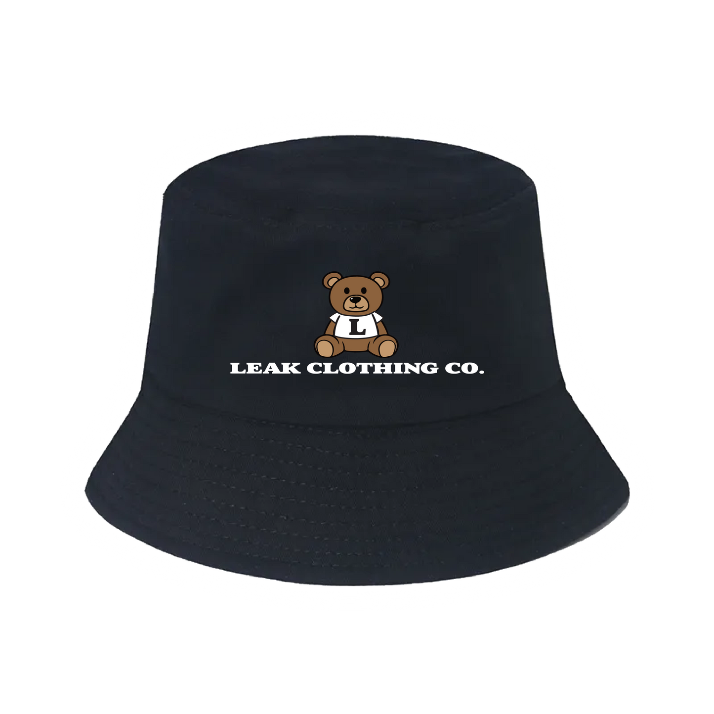 HOT! LEAK BEAR EMBROIDERY BUCKET HAT