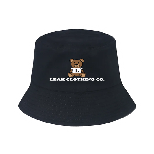 HOT! LEAK BEAR EMBROIDERY BUCKET HAT