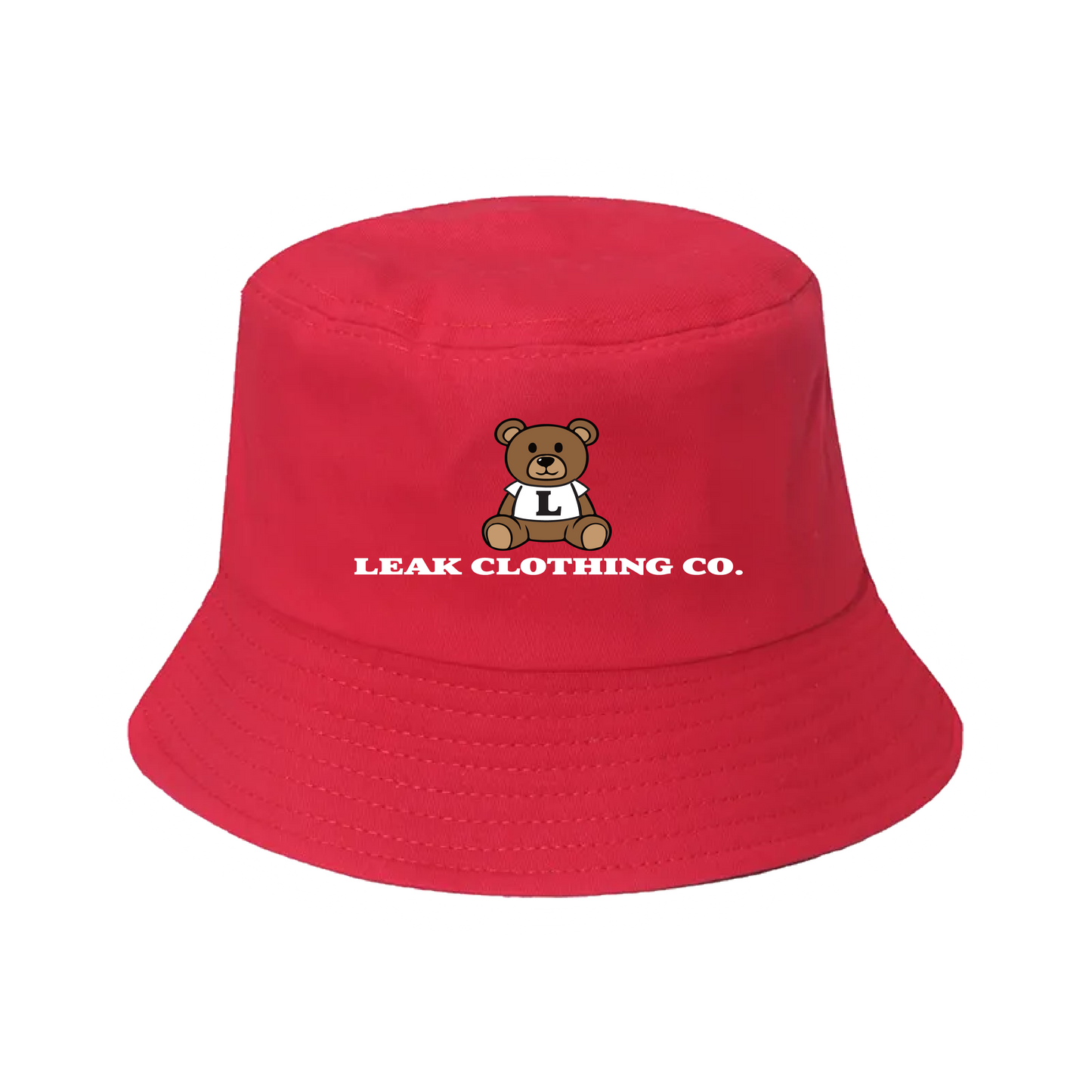 HOT! LEAK BEAR EMBROIDERY BUCKET HAT