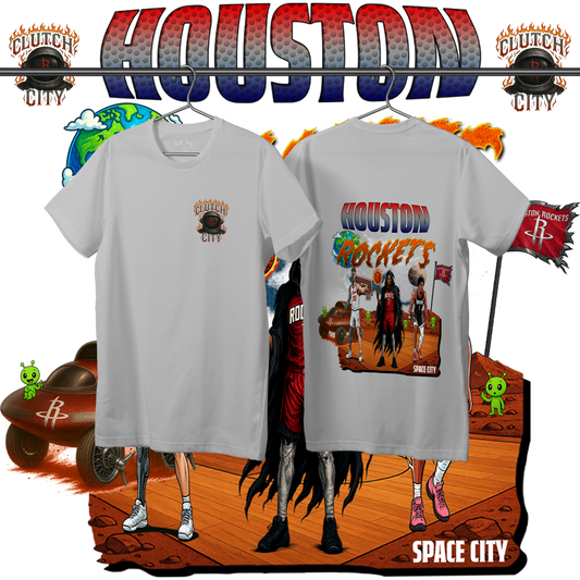 LEAK HEATHER GRAY "CLUTCH CITY" T-SHIRT