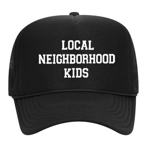 LEAK LOCAL NEIGHBORHOOD KIDS EMBROIDERY TRUCKER HAT