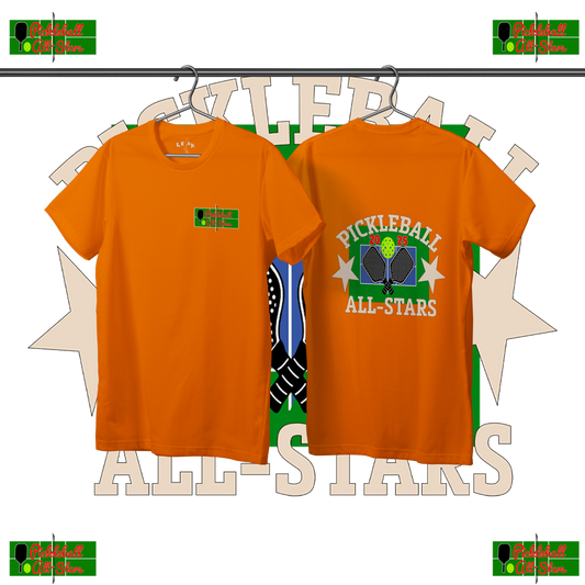 LEAK ORANGE PICKLEBALL ALL-STARS T-SHIRT