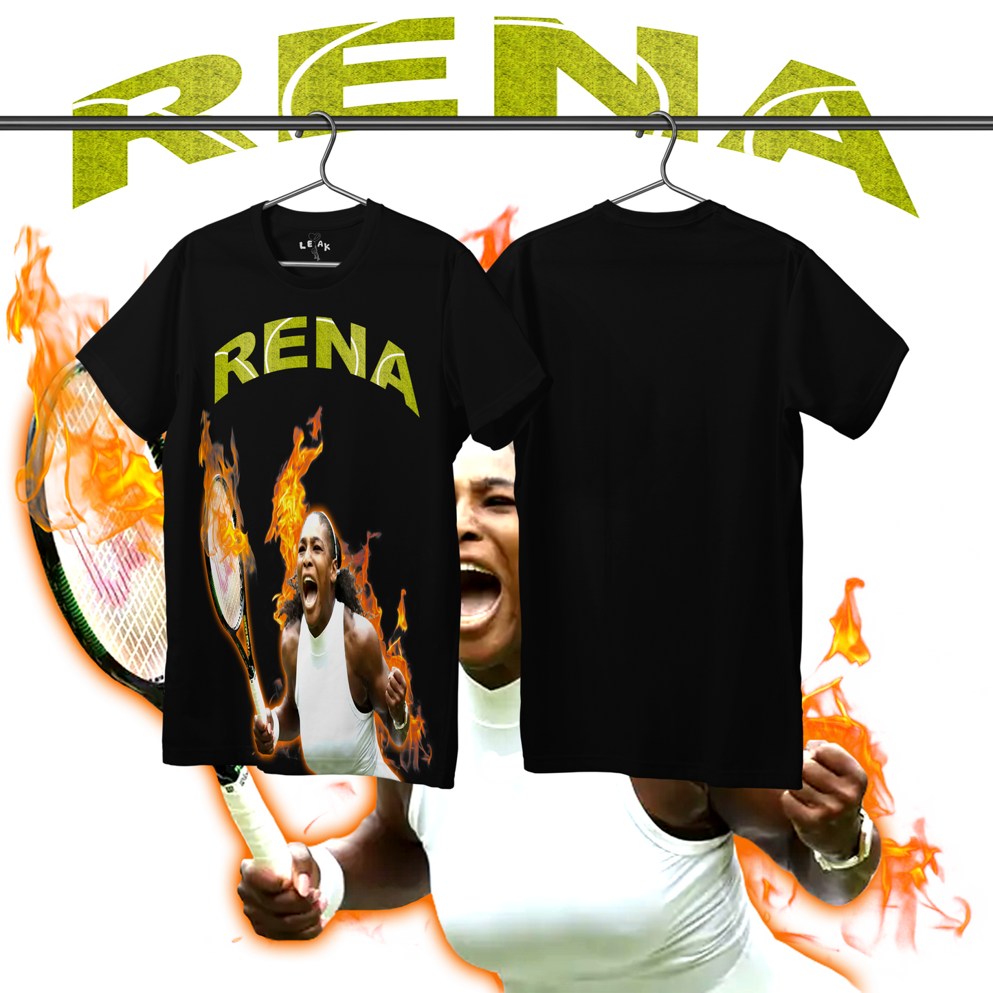 LEAK RENA FIRE T-SHIRT