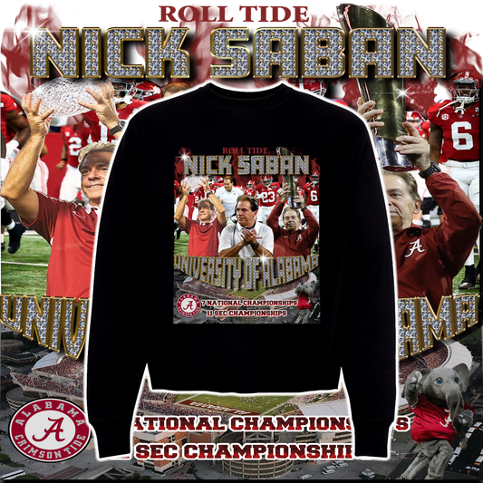 BLK LEAK NICK SABAN SWEATER