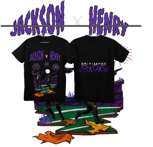 LEAK BLK JACKSON x HENRY T-SHIRT