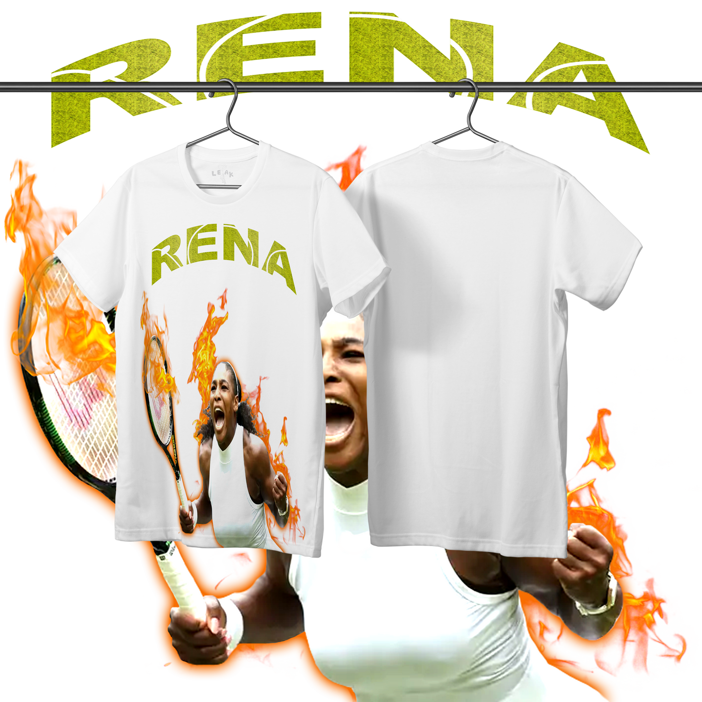 LEAK RENA FIRE T-SHIRT