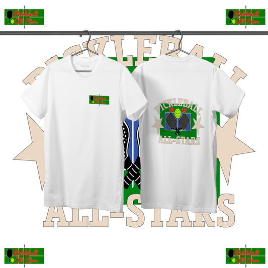 LEAK WHITE PICKLEBALL ALL-STARS T-SHIRT