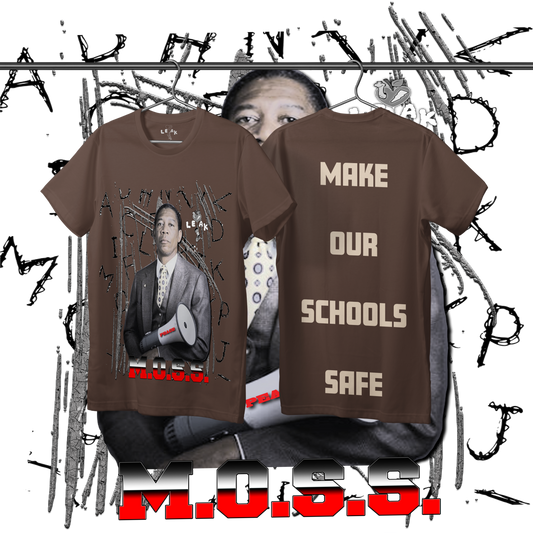 LEAK "MAKE OUR SCHOOLS SAFE" MORGAN T-SHIRT