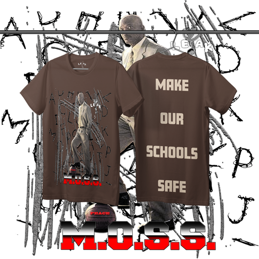 LEAK "MAKE OUR SCHOOLS SAFE" CARTER T-SHIRT